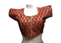 Red and Gold Fancy Blouse